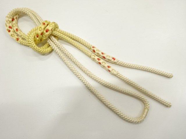 JAPANESE KIMONO / HAND-TIED OBIJIME